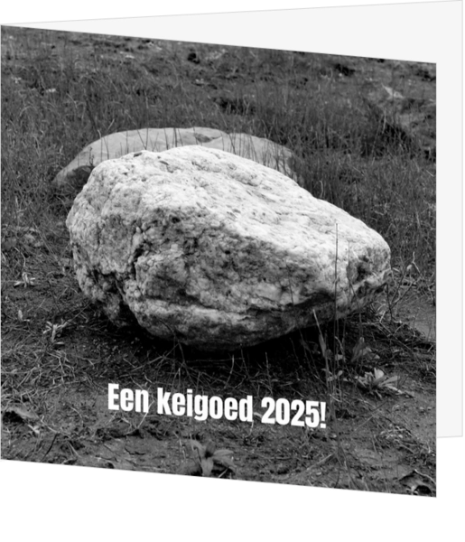 Zakelijke kerstkaart keigoed 2025