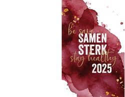 Kerstkaart - Samen sterk