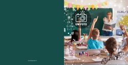 Foto kerstkaart met foto van uw school / werk